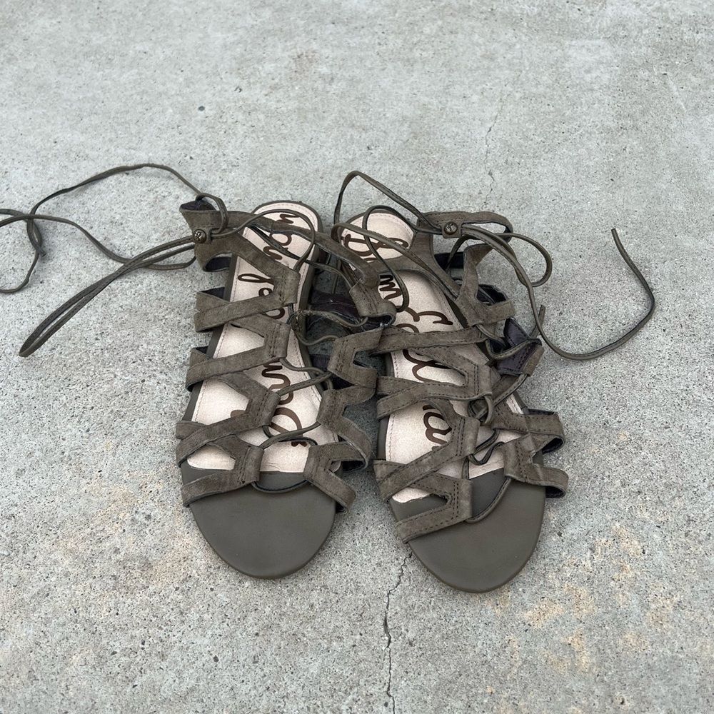 Sam Edelman lace up sandals